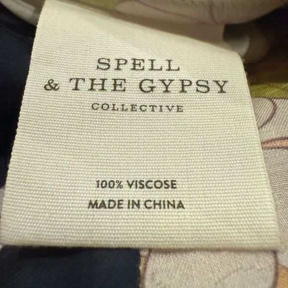 Spell & The Gypsy Tyler Wide Leg Viscose Pants Size XXS - Picture 9 of 10